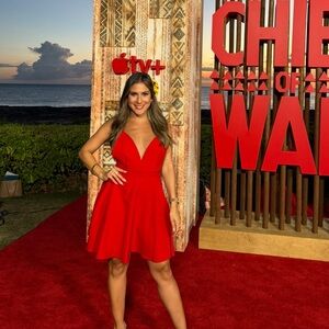 Red Sleeveless Dress